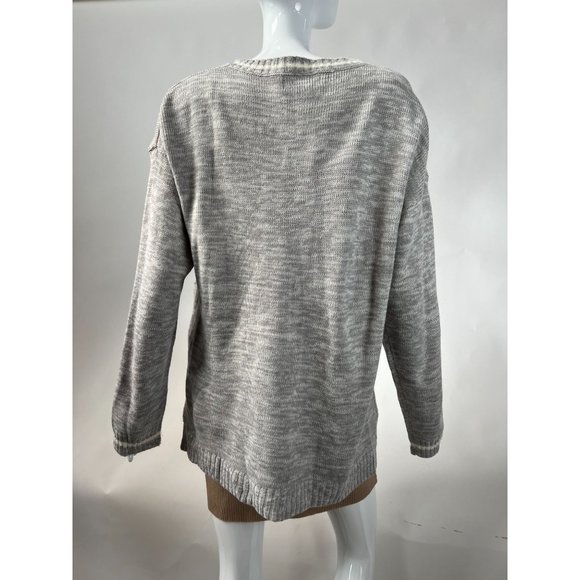 Blizzard Bay Christmas Sweater Blinking Skating Penguin XL Grey Holiday Acrylic - Picture 13 of 16